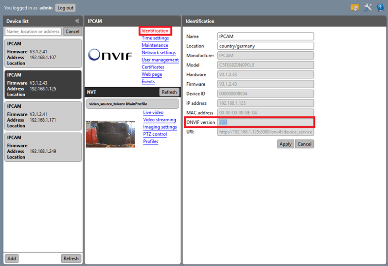 Onvif device manager mac